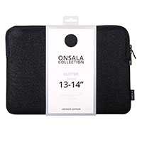 Onsala FashionEdition Computer Sleeve Glitter (13/14tm) Sort