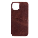 Onsala iPhone 13 cover m/kortholder (PU-læder) Brun