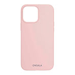 Onsala iPhone 13 Pro Max cover (Silikone) Sand Pink