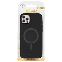 Onsala iPhone 14 Plus Cover MagSafe (Silikone) Sort