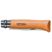 Opinel No. 8 Stainless Steel Foldekniv m/Hylster (8,5cm)