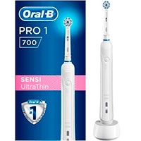 Oral-B Eltandbrste (m/Sensi Ultra Thin) Hvid - Pro 1 700