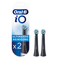 Oral-B iO Ultimate Cleaning Brstehoveder t/Eltandbrste (2pk) Sort
