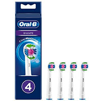 Oral-B tandbrstehoveder (3D White) 4-Pack