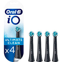 Oral-B tandbrstehoveder (iO Ultimate Clean) Sort - 4-Pack