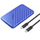 Orico HDD/SSD Harddisk Kabinet 2,5tm (USB-C 3.1) Bl