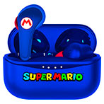 OTL Super Mario Earbuds (m/opladningsetui) Blå