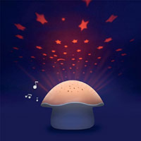 Pabobo Stars Mushroom Svampe Projektor (LED) Orange