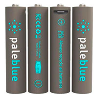 Paleblue Genopladelige Batterier AAA 750mAh (Li-Ion) 4stk