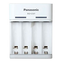 Panasonic BQ-CC61 Batterilader t/USB (AA/AAA)