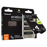 Panasonic Eneloop PRO Genopladelige Batterier AAA (NiMH) 4pk