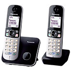 Panasonic KX-TG6812 Trdls Telefon m/Base + ekstra telefon (1,8tm)