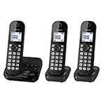 Panasonic KX-TGC463 Fastnettelefon m/Dock (1,6tm) 3pk - Sort