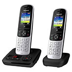 Panasonic KX-TGH722GS Fastnettelefon m/Dock (m/Telefonsvarer) 2pk - Sort
