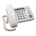 Panasonic KX-TS520FXW Kablet Telefon (Hvid)