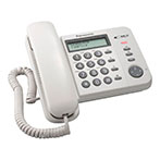 Panasonic KX-TS560FXW Kablet Telefon (Hvid)