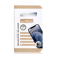 Panzer iPhone 12/12 Pro Silikatglas (Full-Fit) Sort