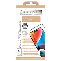 Panzer Silicate Glass Skrmbeskyttelse t/iPhone 15 Pro - Full-Fit (6,1tm)