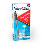 Paper Mate FlexGrip Ultra Kuglepen (1,0mm) Sort - 12pk