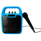 Trådløs partyhøjttaler m/mikrofon (Bluetooth) Blå - Celly