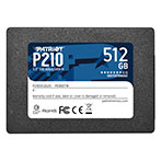 Patriot P210 SSD Harddisk 512GB (SATA) 2,5tm