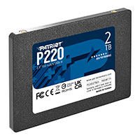 Patriot P220 SSD Harddisk 2TB (SATA) 2,5tm