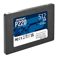 Patriot P220 SSD Harddisk 512GB (SATA) 2,5tm