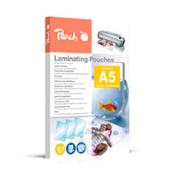 Peach Lamineringslommer A5 (125 mikron) 100-Pack