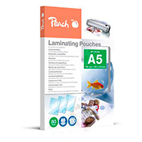 Peach Lamineringslommer A5 (80 mikron) 100-Pack