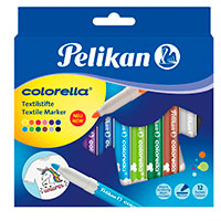 Pelikan Colorella Tekstil Marker - 12 Farver