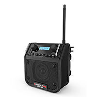 PerfectPro DABPRO Hndvrkerradio u/Batteri (DAB+/FM/AUX/Bluetooth)