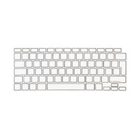 Philbert Tastatur Cover MacBook Air 13tm - Klar/Sort