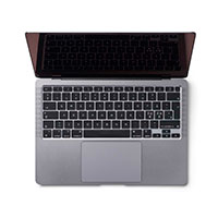 Philbert Tastatur Cover MacBook Air 13tm - Sort
