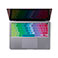 Philbert Tastatur Cover MacBook Air 13tm - Sort/Rainbow