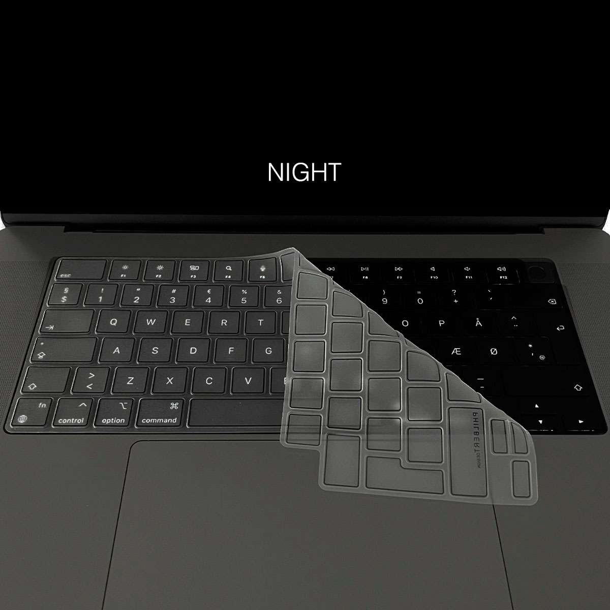 Philbert Tastatur Cover MacBook 13/14/16tm - Klar