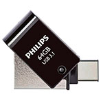 Philips 2-i-1 USB 3.1 Nøgle 64GB OTG (USB 3.1/USB-C)