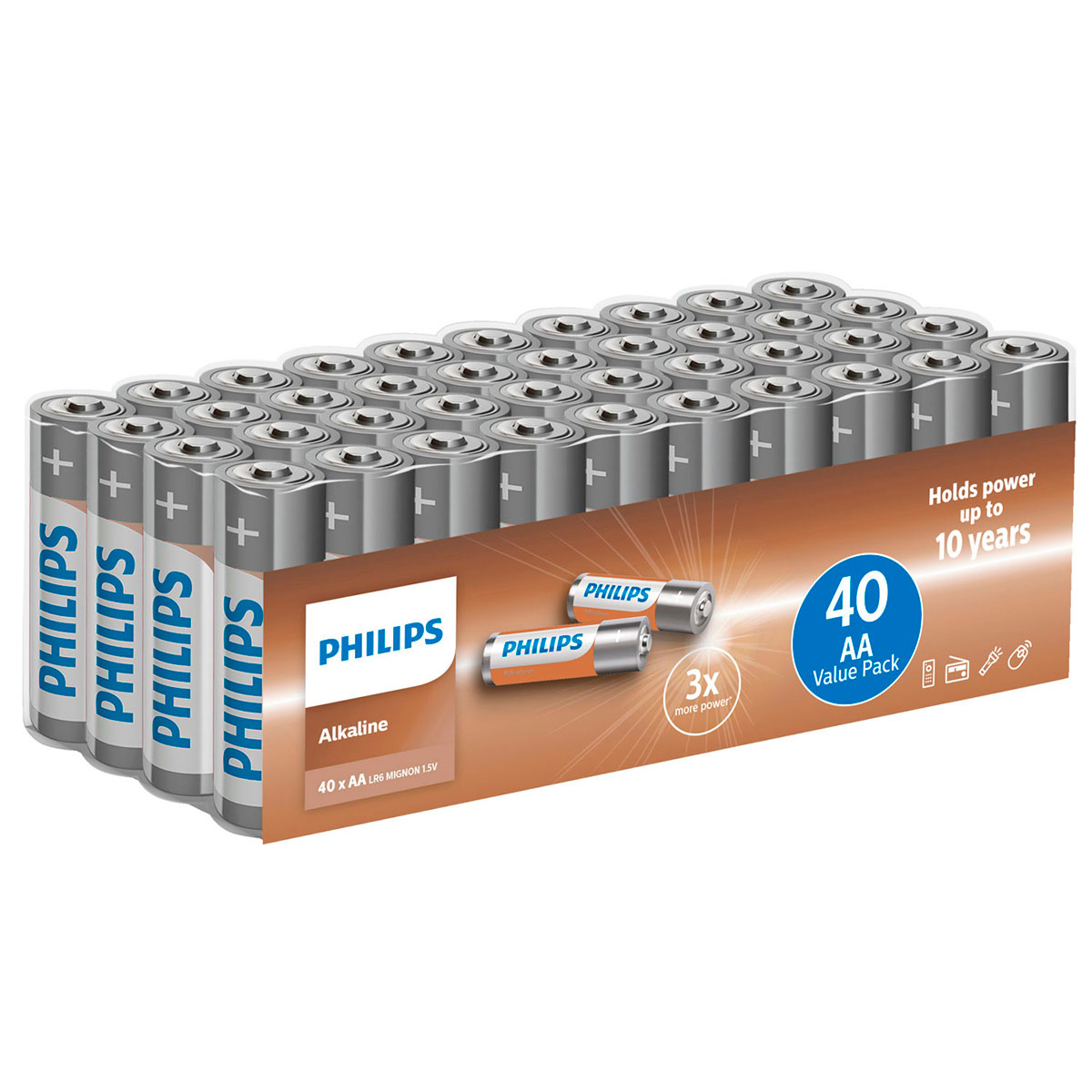 AA batterier (Alkaline) 40-Pack Køb hos avXperten