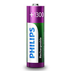 Philips AA Genopladelig Batteri 1300mAh (NiMH) 4pk