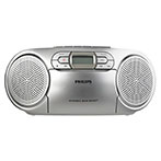 Philips Boombox 2W (CD/FM/Kassette) Sølv