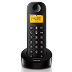 Philips D1651B/01 Trdls Fastnettelefon m/Dock (m/Nummervisning)