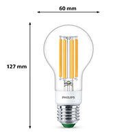 Philips Dmpbar LED Filament Pre E27 - 4W (60W) Varm hvid