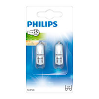 Philips Halogenpre G9 - 19W (25W) Stift - 2-Pack