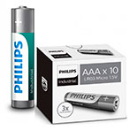 Philips Industrial AAA batterier (Alkaline) 10-Pack