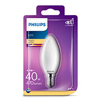 Philips Kerte LED pre E14 Mat - 4,3W (40W)