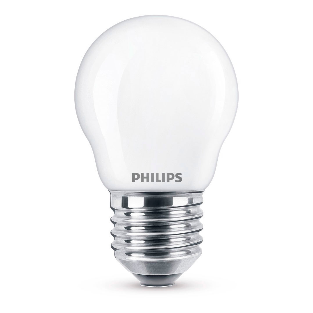 royalty Soak Personlig Philips Krone LED pære E27 Mat - 4,3W (40W) - Køb online