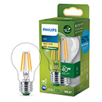 Philips LED Filament Pære E27 - 2,3W (40W) Varm hvid