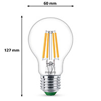 Philips LED Filament Pre E27 - 2,3W (40W) Varm hvid
