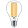 Philips LED filament pære E27 Klar - 13W (120W) A67