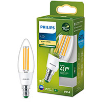 Philips LED Kerte Filament Pre E14 - 2,3W (40W) Varm hvid
