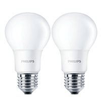 Philips LED pre E27 Mat - 8W (60W) 2-Pack